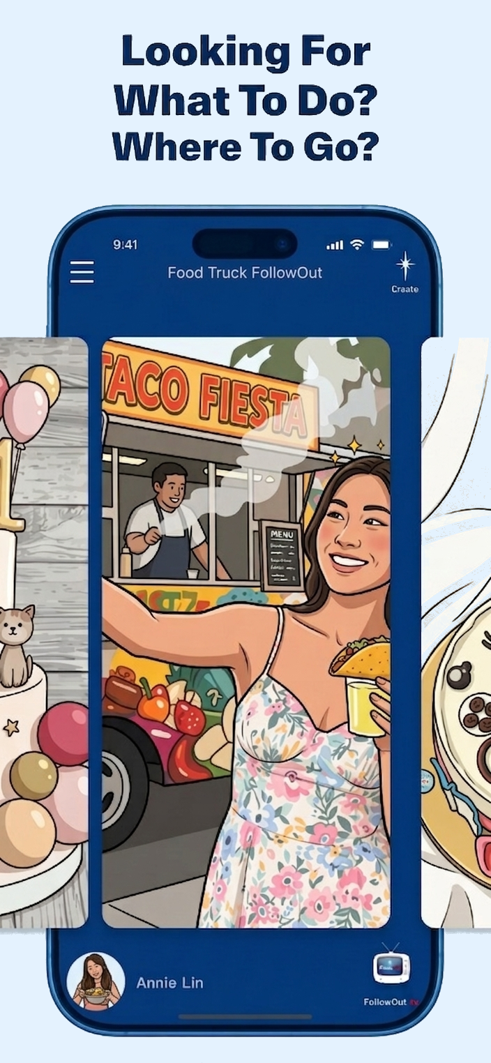 FollowOut Food Truck Illustration